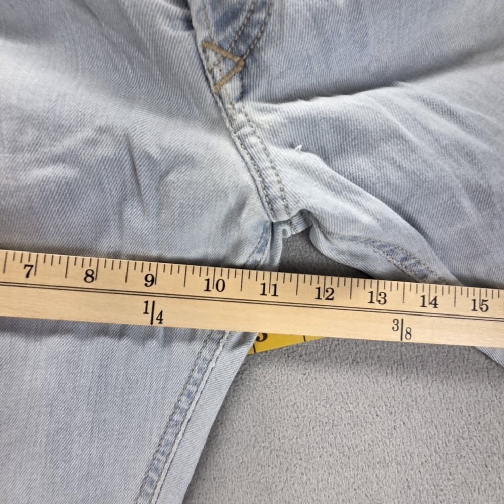 Diesel Jeans Mens 32x30 Blue Sleenker Skinny Stretch Light Wash Button Fly 009BJ - Picture 6 of 16